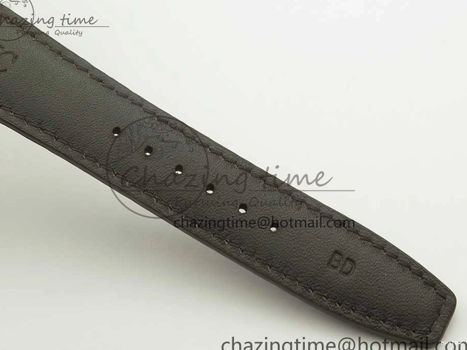 MIROTIME 1222 Portuguese Tourbillon IW504602 RG ZF Best Edition White Dial on Brown Leather Strap Stretchable 7178